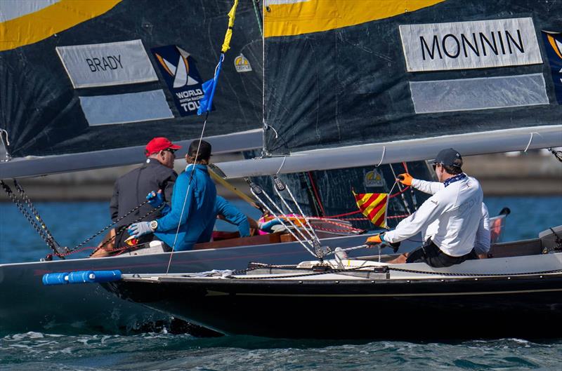 Gavin Brady (USA) v Eric Monnin (SUI) - Bermuda Gold Cup, Day 3 - photo © Ian Roman / WMRT