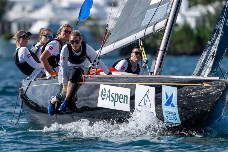 Lea Vogelius (DEN) / Team Katnakken DK - Aspen Bermuda Women's Match Racing Regatta day 3 - photo © Ian Roman / WMRT