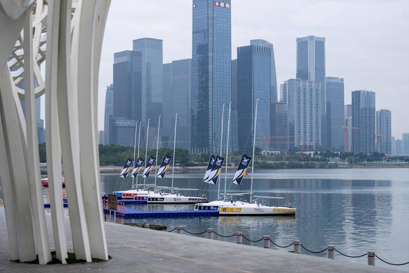 All set for the 2024 World Match Racing Tour Final in Shenzhen photo copyright Ian Roman / WMRT taken at  and featuring the Match Racing class