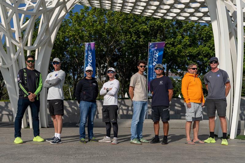 Quarter-finalist line-up - World Match Racing Tour Shenzhen Bao'an Final 2024 - Day 4 photo copyright Ian Roman / WMRT taken at  and featuring the Match Racing class