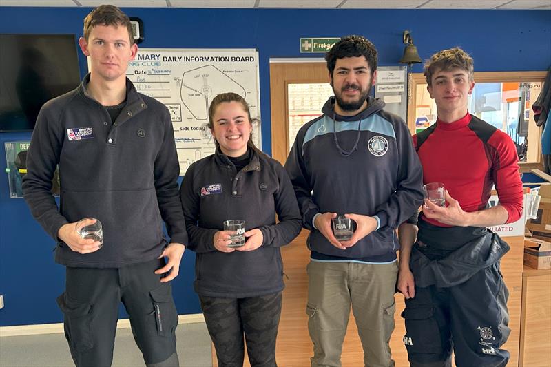 3rd placed Ollie Leeson's team - RYA National Match Racing Series qualifier 2 - photo © Jack Fenwick