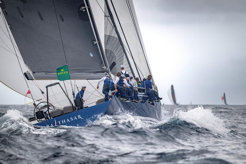 Balthasar - Rolex Middle Sea Race photo copyright Kurt Arrigo taken at Royal Malta Yacht Club and featuring the Maxi 72 Class class