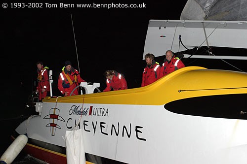 Fossett & Cheyenne demolish the round the world record photo copyright Tom Benn / www.bennphotos.co.uk taken at  and featuring the  class