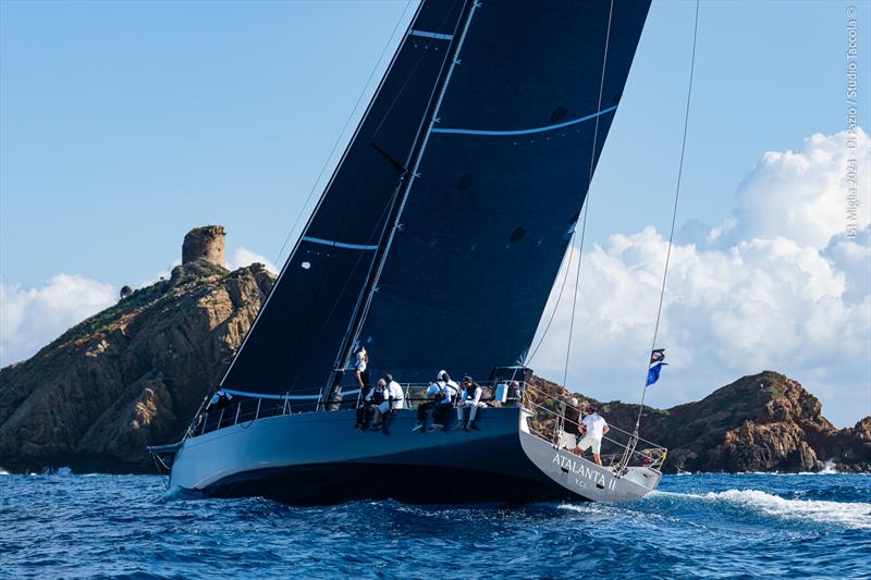 Carlo Puri Negri's accomplished 70 footer Atalanta II. Both today's winners are more than 20 years old - 151 Miglia-Trofeo Cetilar - photo © Studio Taccola