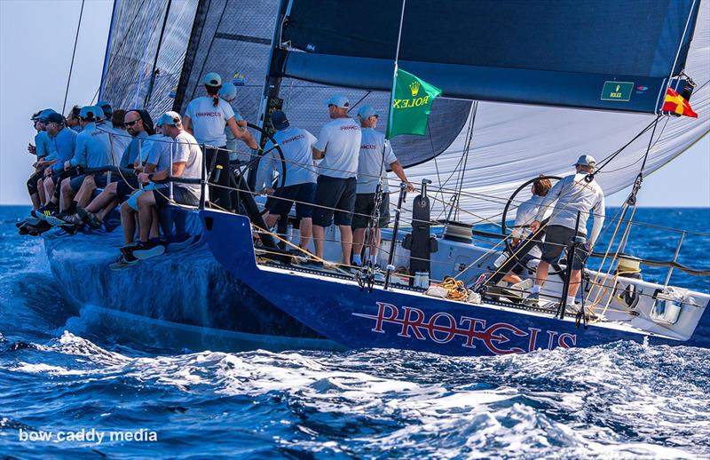 Proteus nears the finish - photo © Bow Caddy Media