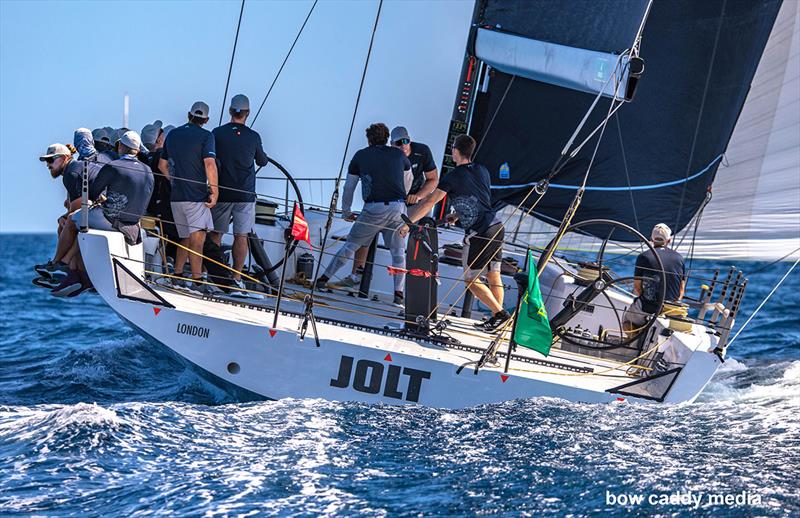 Jolt nears the finish - photo © Bow Caddy Media