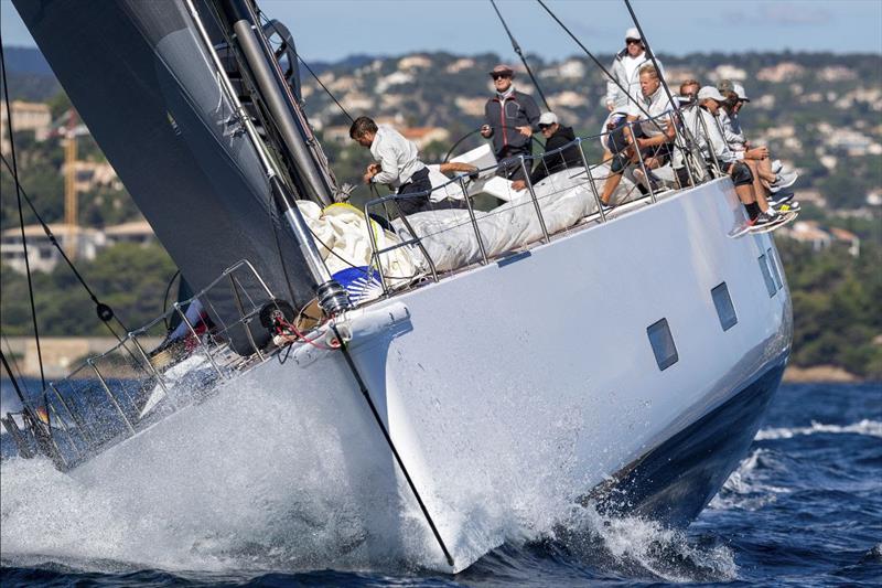 The Wally 101 y3k powers across the Golfe de Saint-Tropez - photo © Gilles Martin-Raget