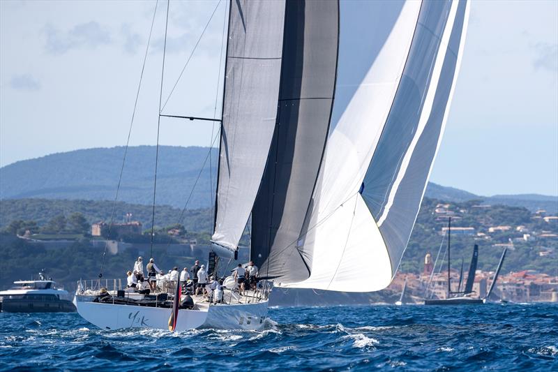 Claus-Peter Offen's Wally 101 y3k heads towards Saint-Tropez photo copyright Gilles Martin-Raget taken at Yacht Club Costa Smeralda and featuring the Maxi class