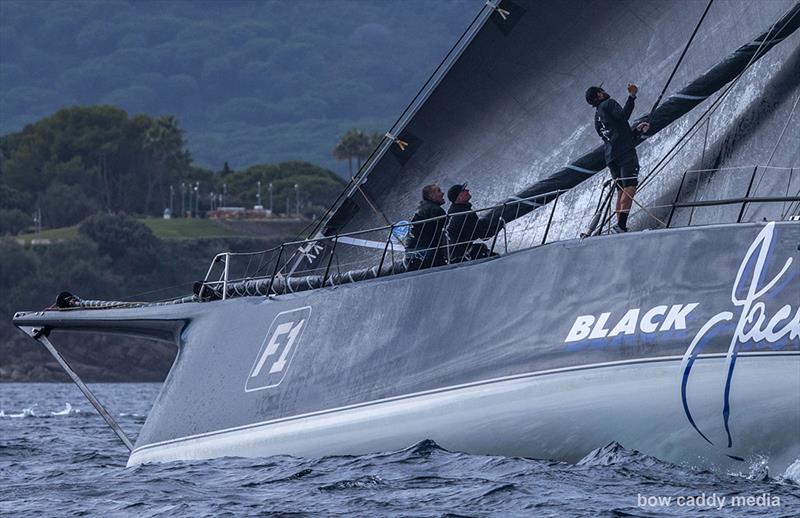 Checking the hoist on Black Jack - photo © Bow Caddy Media