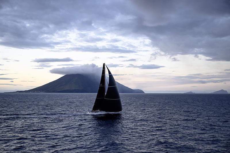 Lucky at Stromboli - this year's conditions didn't suit the powerful American 88 footer photo copyright Rolex / Kurt Arrigo taken at Royal Malta Yacht Club and featuring the Maxi class