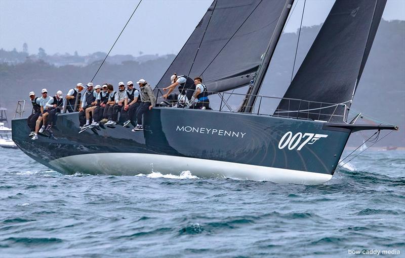 Moneypenny heads to sea photo copyright Bow Caddy Media taken at Cruising Yacht Club of Australia and featuring the Maxi class