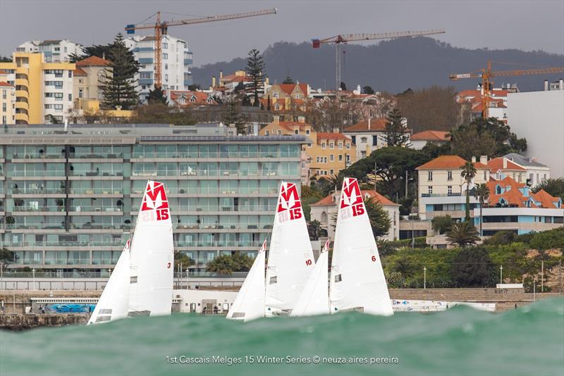 1st Cascais Melges 15 Winter Series 4th Stage photo copyright Neuza Aires Pereira taken at Clube Naval de Cascais and featuring the Melges 15 class