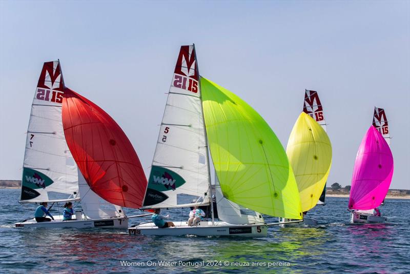 Lusíadas Saúde Porto Sailing and Portuguese women's sailing championship photo copyright BBDouro Nautical Experiences taken at Clube de Vela Atlântico and featuring the Melges 15 class