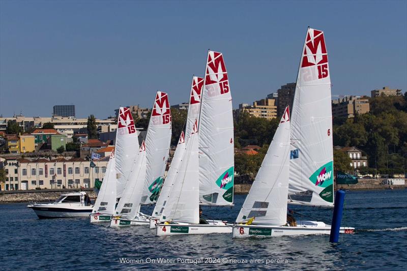 Lusíadas Saúde Porto Sailing and Portuguese women's sailing championship photo copyright BBDouro Nautical Experiences taken at Clube de Vela Atlântico and featuring the Melges 15 class