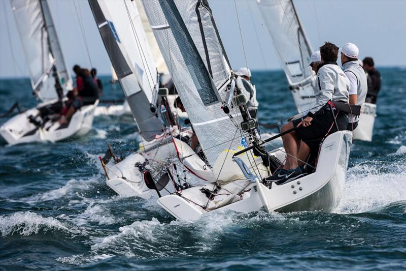 Audi Melges 20 Sailing Series at Gaeta day 1 photo copyright Stefano Gattini / BPSE taken at Yacht Club Gaeta and featuring the Melges 20 class