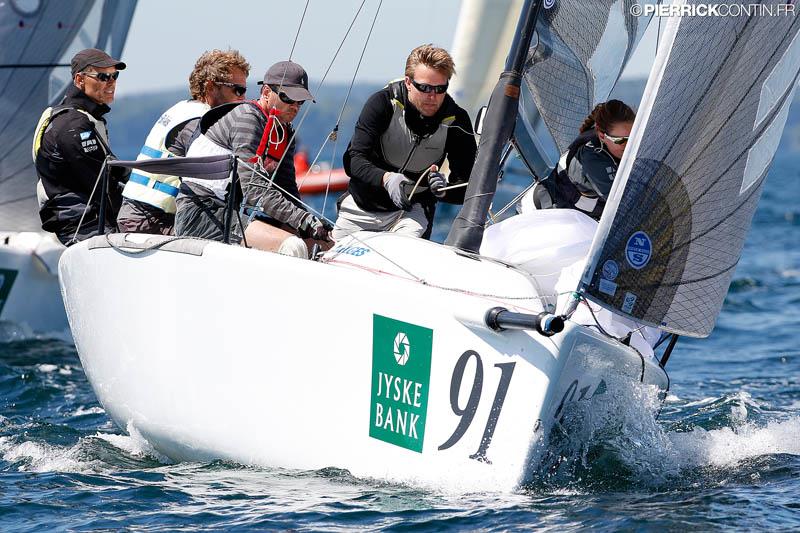 Melges 24 World Championship day 2 photo copyright Pierrick Contin / IM24CA taken at Middelfart Sailing Club and featuring the Melges 24 class