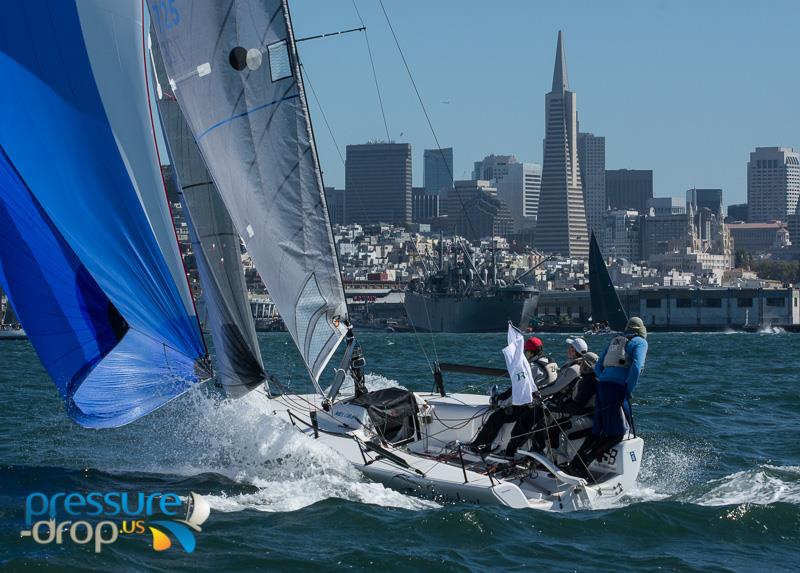 Rolex Big Boat Series day 1 photo copyright Erik Simonson / www.pressure-drop.us taken at St. Francis Yacht Club and featuring the Melges 24 class