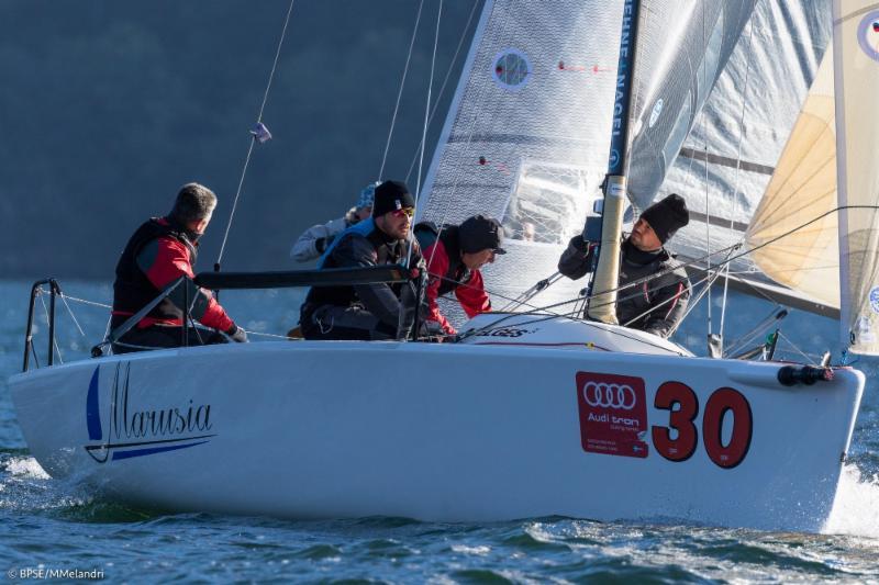 Oleg Dyvinets' Marusia on day 3 of the Melges 24 Copa Lino Favini photo copyright BPSE / Mauro Melandri taken at Associazione Velica Alto Verbano and featuring the Melges 24 class