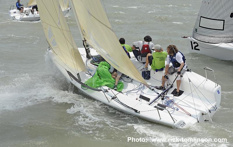 Melges 24 worlds at Corpus Christi, Texas day 5 photo copyright Rick Tomlinson / www.rick-tomlinson.com taken at  and featuring the Melges 24 class