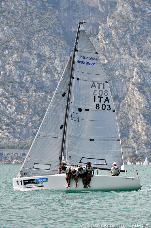 Day 6 of the 2012 Melges 24 World Championship on Lake Garda photo copyright Pierrick Contin / www.pierrickcontin.fr taken at Circolo Vela Torbole and featuring the Melges 24 class