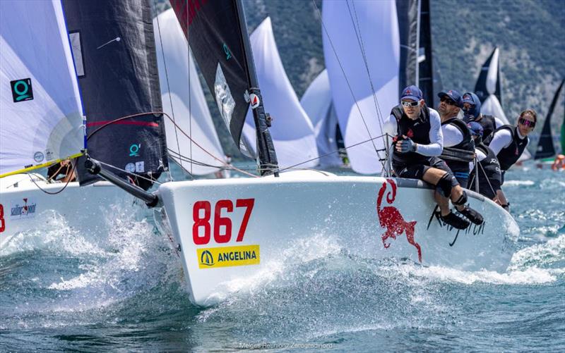 Razjaren (CRO) of Lukasz Podniesinski with Ante Cesic at the helm - Melges 24 European Sailing Series 2024 - Riva del Garda, Italy - photo © IM24CA / Zerogradinord