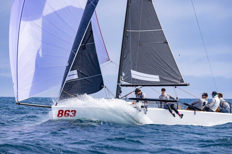 Cuyler Morris leads the 2024 Melges 24 U.S. National Championship by two slim points - photo © Sharon Green / ultimatesailing.com