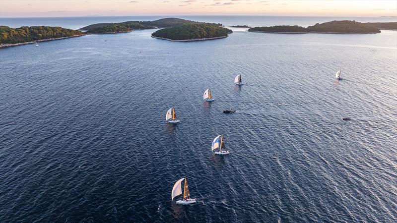 Postcard-Perfect Scenery from Hvar - 2024 CRO Melges 24 Cup Hvar photo copyright Hrvoje Duvancic / regate.com.hr taken at  and featuring the Melges 24 class