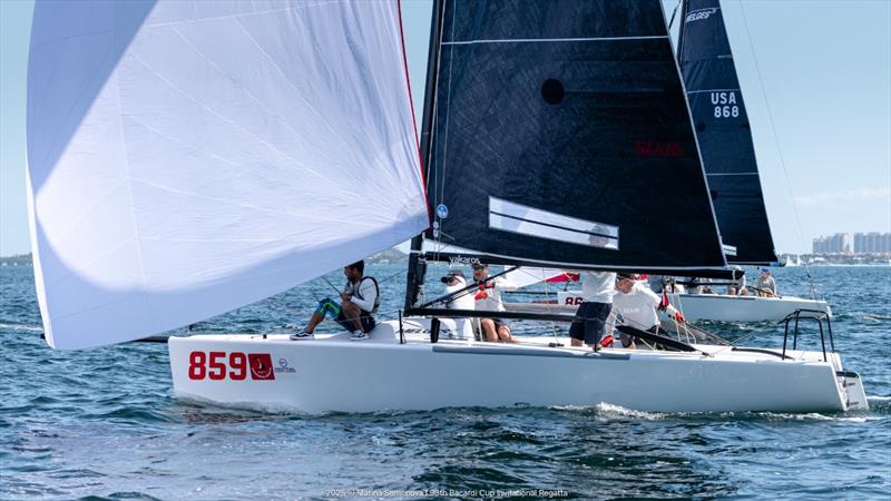 Melges 24: Peter-David Karrié/Niccolo Bianchi/Alessandro Franci/Saverio Cigliano/Alessandro Saettone on ‘Nefeli' claim the win - 2025 Bacardi Cup Invitational Regatta - photo © Marina Semenova