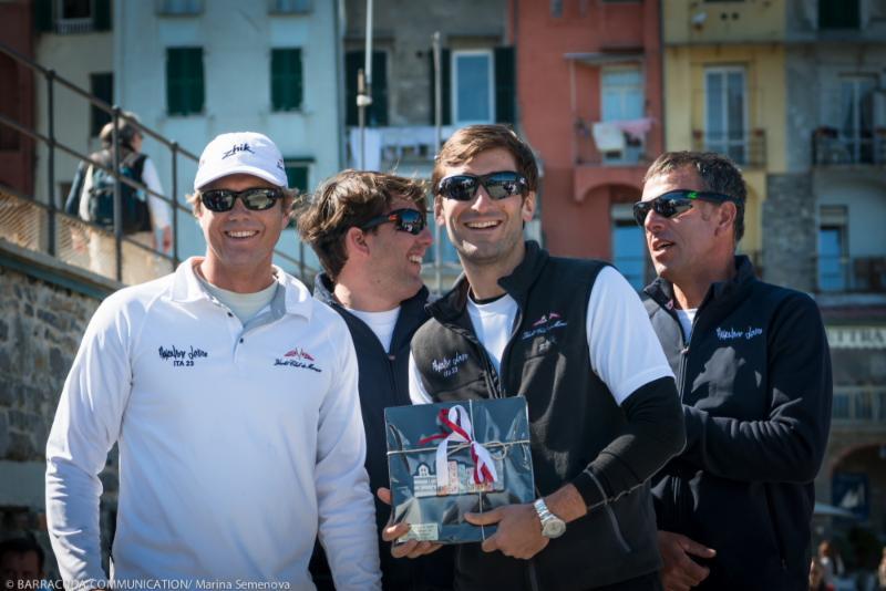 Achille Onorato's Mascalzone Latino finishes 2nd in the Melges 32 Sailing Series at Porto Venere photo copyright Marina Semenova / Barracuda Communication taken at  and featuring the Melges 32 class