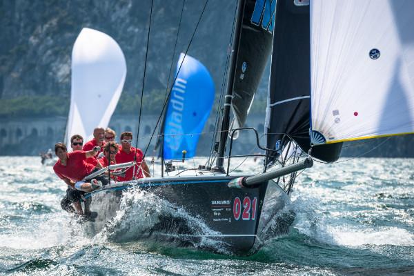 Melges 32 Europeans at Lake Garda day 2 photo copyright Melges 32 class taken at Fraglia Vela Riva and featuring the Melges 32 class