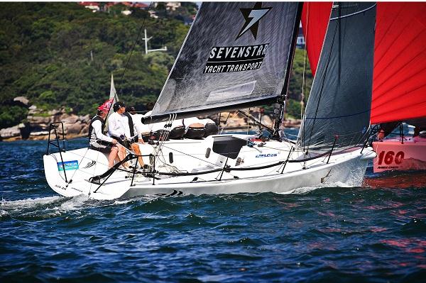 Sydney Harbour Regatta day 2 photo copyright Saltwater Images taken at Middle Harbour Yacht Club and featuring the Melges 32 class