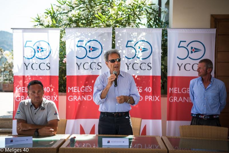 Prize giving in the inaugural Melges 40 Grand Prix at Porto Cervo - photo © Melges 40