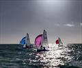 Sunshine ahead of Storm Ashley arriving during the 2024 Merlin Rocket Allen SE Circuit at Shoreham © David Larner, Louise Carr, Roland Whitehead