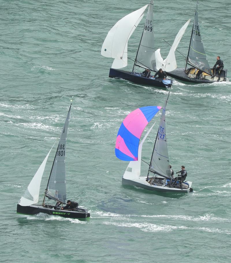 Salcombe Gin Merlin Rocket Salcombe Yacht Club Week Monday afternoon race - photo © Malcolm Mackley