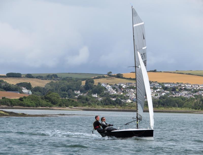 Salcombe Gin Merlin Rocket Salcombe Yacht Club Week Thursday morning race photo copyright Malcolm Mackley taken at Salcombe Yacht Club and featuring the Merlin Rocket class