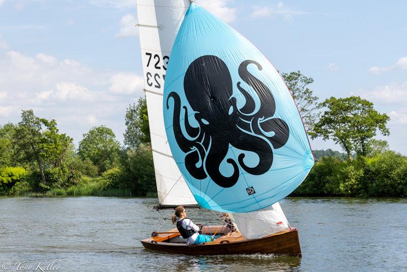 Mark Barwell and Lou Johnson, race 2 winners - Merlin Rocket River Championships - photo © Tony Ketley