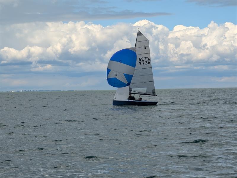 Jon and Pippa Bloice during the Merlin Rocket Craftinsure Silver Tiller and Allen SE Series event at Whitstable YC - photo © Neil Reynolds