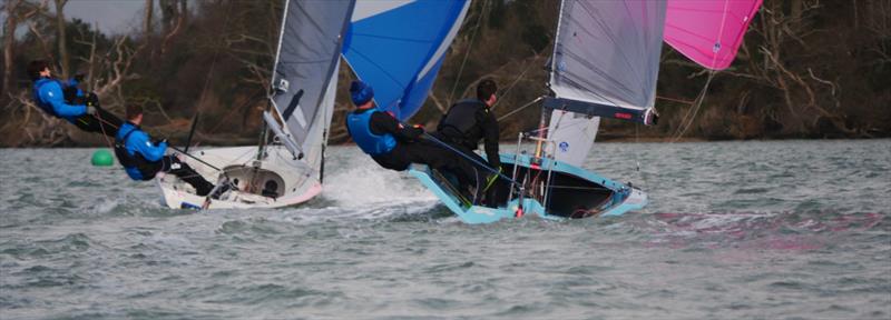 Chichester Yacht Club Snowflake Series photo copyright Mark Green taken at Chichester Yacht Club and featuring the Merlin Rocket class