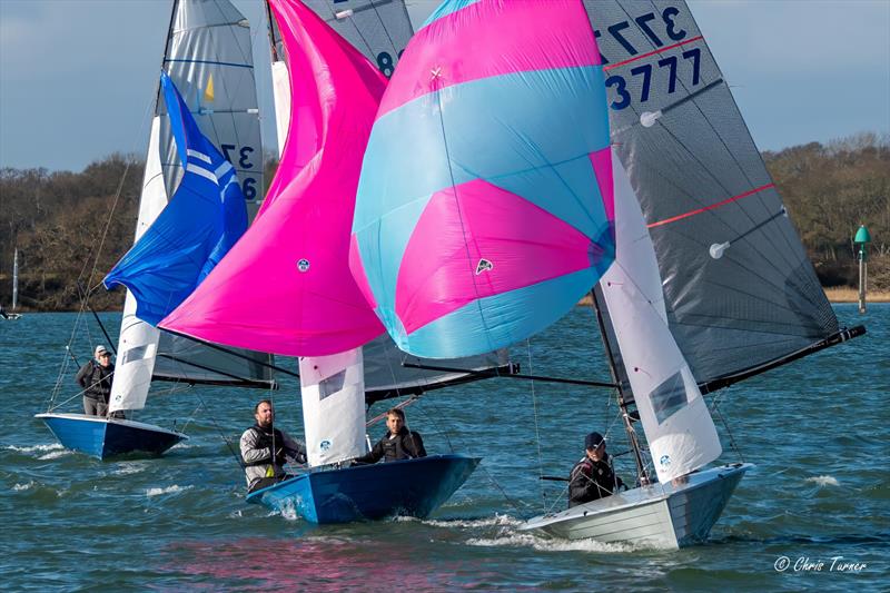 Chichester Yacht Club Snowflake Series photo copyright Chris Turner taken at Chichester Yacht Club and featuring the Merlin Rocket class