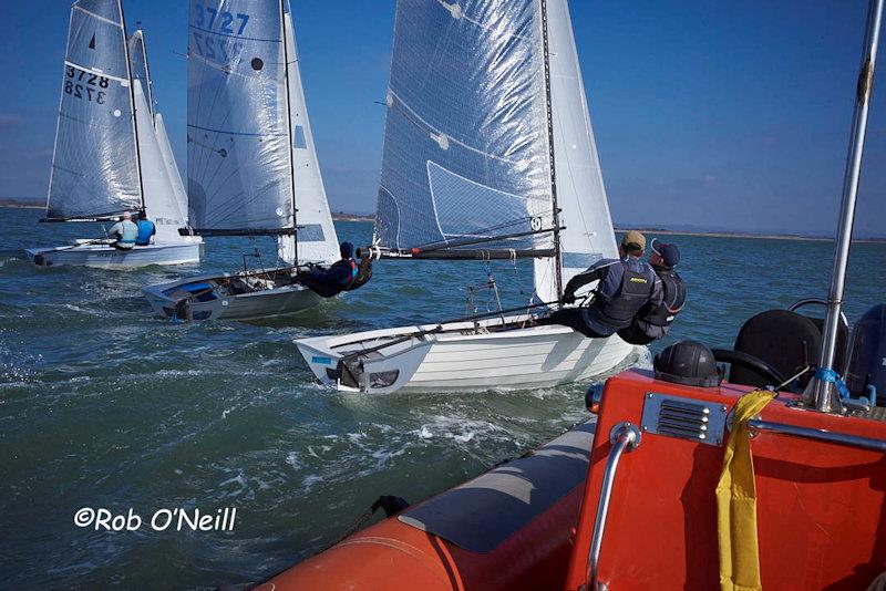 Merlin Rocket Class Training at Hayling Island - photo © Rob O'Neill