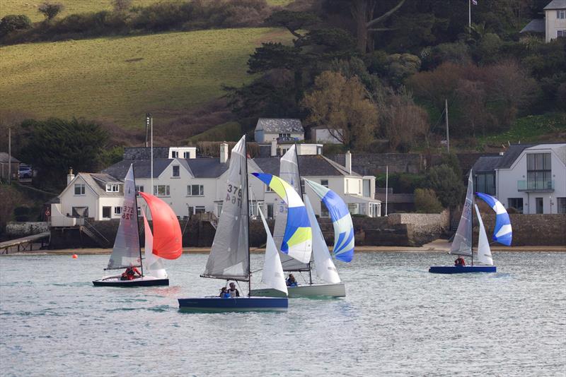 Racing downwind in Salcombe harbour with East Portlemouth behind - Craftinsure Silver Tiller and Allspars SW Series at Salcombe - photo © Lucy Burn