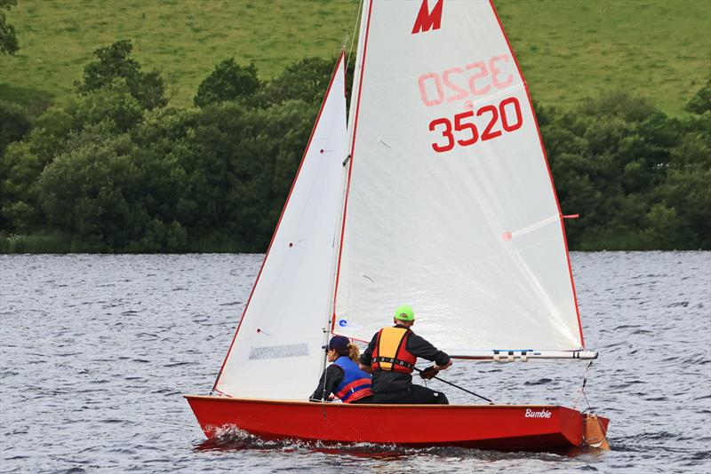 Simon and Julie Dolman - Border Counties Midweek Sailing Series event 4 at Llyn Tegid photo copyright John Hunter taken at  and featuring the Miracle class