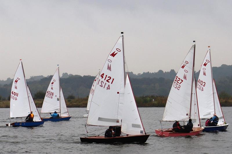 Start of last race - Miracle Welsh Championships at Shotwick photo copyright Geoff Weir taken at Shotwick Lake Sailing and featuring the Miracle class