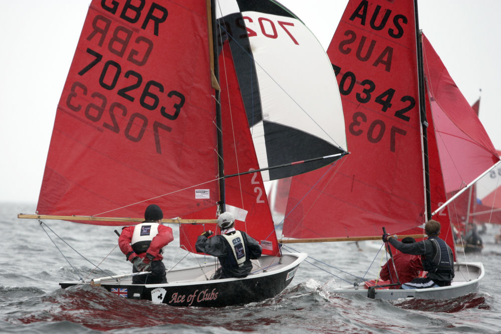 Josh Rumbol and Tom Lovesey win the junior title at the 2005 Mirror worlds photo copyright Tommy Anderson taken at  and featuring the Mirror class