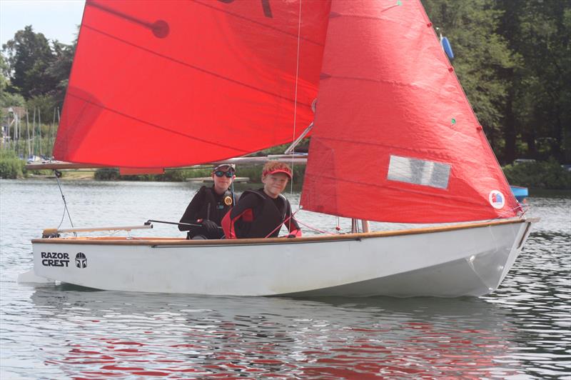 Chipmates mid-summer regatta at Chipstead: 1st overall and 1st all-boy boat photo copyright Rebecca Asker taken at Chipstead Sailing Club and featuring the Mirror class