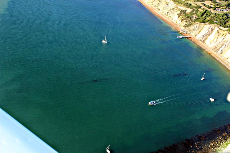 Alum Bay showing Long Rock, the source of many expensive propeller mishaps photo copyright Strawberry Marketing taken at 