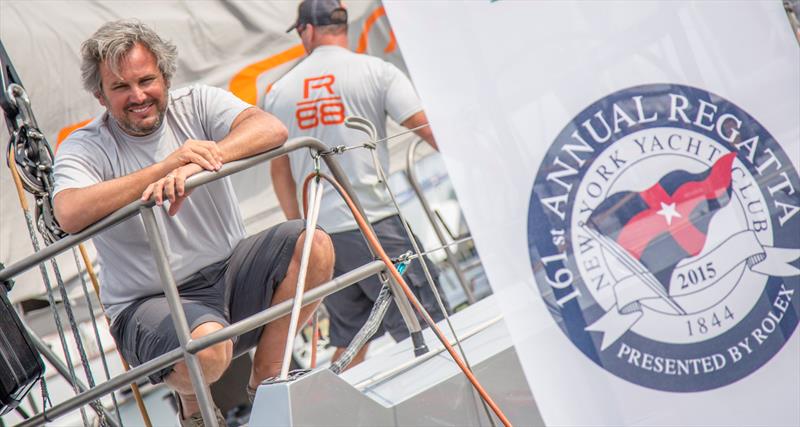 Rambler 88 designer Juan Kouyoumdjan at the New York Yacht Club Annual Regatta presented by Rolex - photo © Rolex / Daniel Forster