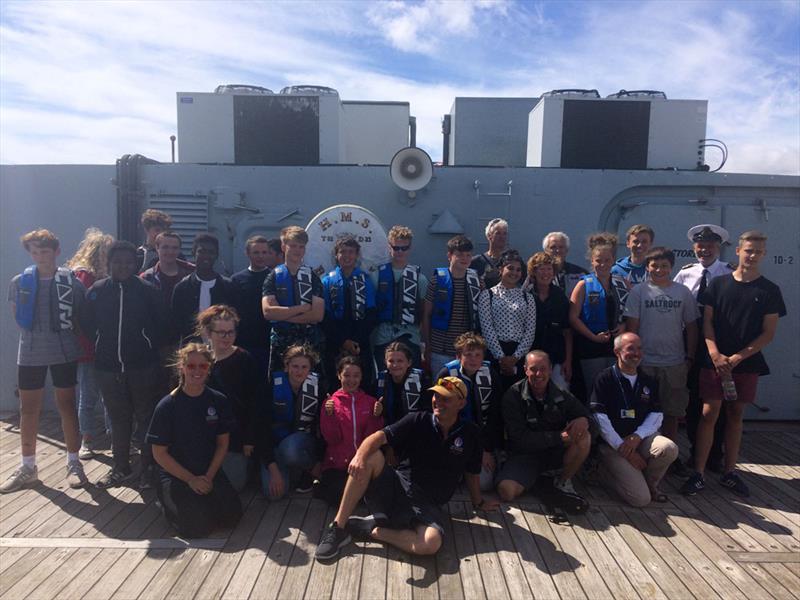 HMS Bristol Regatta Trophy competing teams and volunteers - photo © Liz Rushall