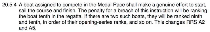 Rio 2016 Olympic Sailing Competition rule 20.5.4 - photo © Rio 2016