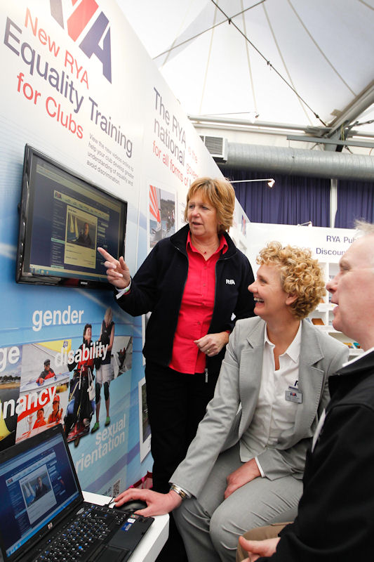 RYA Equality Training videos launched at the RYA Volvo Dinghy Show 2012 photo copyright Paul Wyeth / RYA taken at RYA Dinghy Show